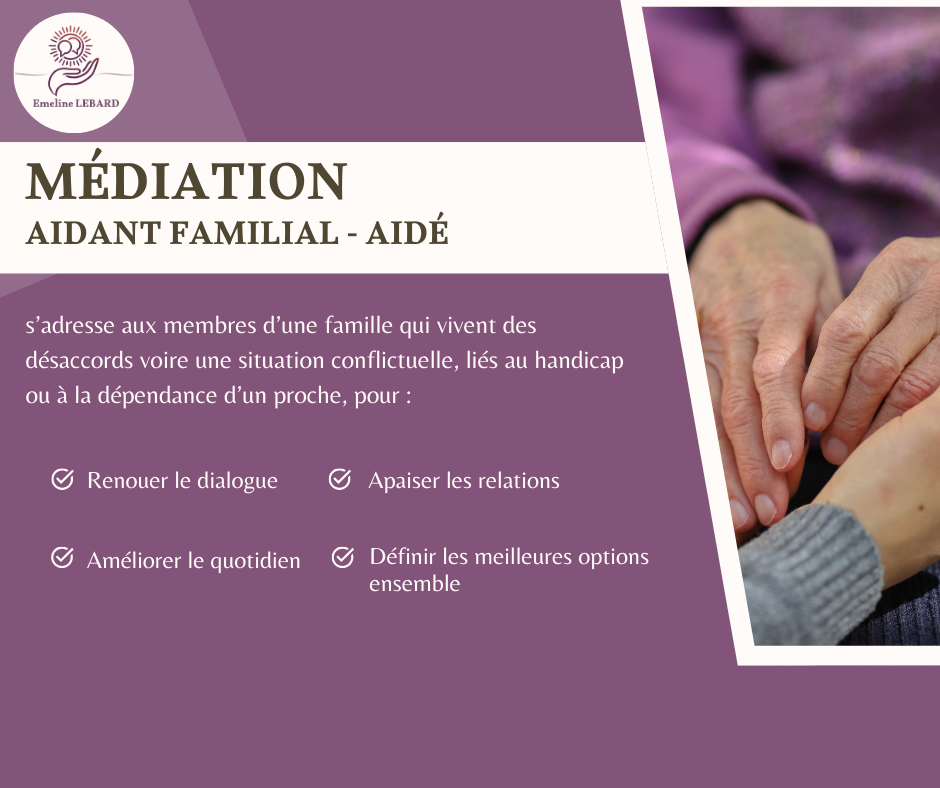 Médiation Familiale Aidant Familial Aidé Emeline Lebard Cabinet Frouard